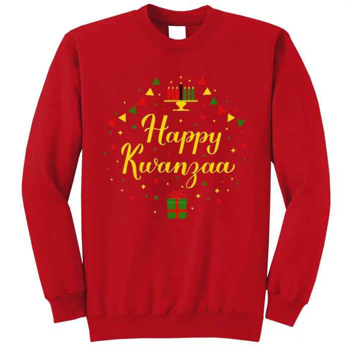 Happy Kwanzaa African Black Woman 7 Principles Sweatshirt