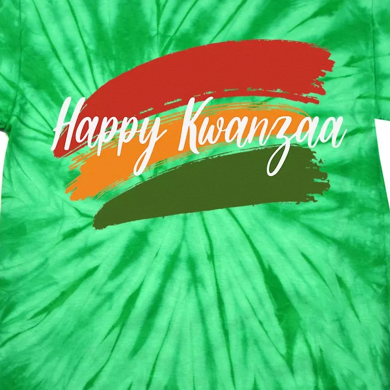 Happy Kwanzaa African Black Woman 7 Principles Tie-Dye T-Shirt