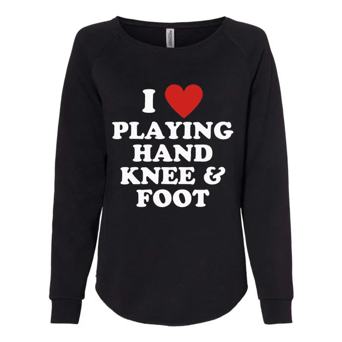 Hand Knee And Foot Player Womens California Wash Sweatshirt