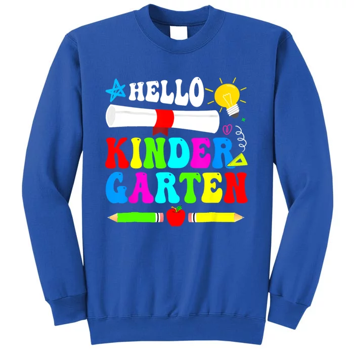 Hello Kindergarten Back To School Teacher 1St Day Of School Gift Sweatshirt