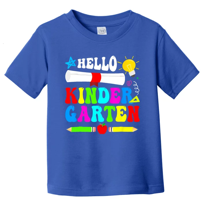 Hello Kindergarten Back To School Teacher 1St Day Of School Gift Toddler T-Shirt