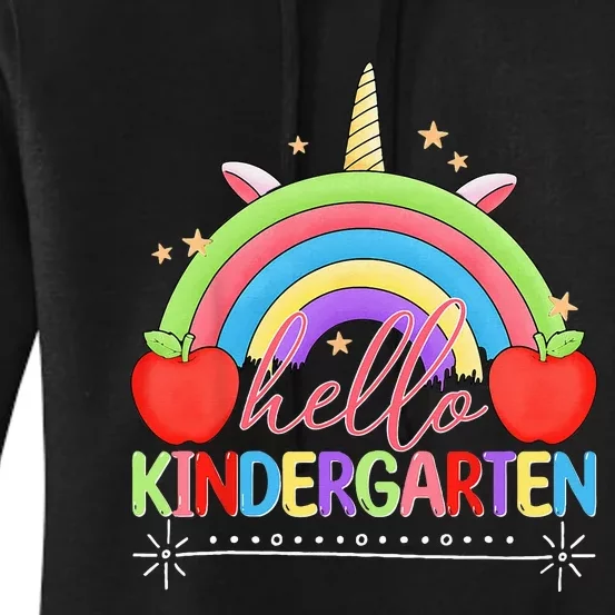 Hello Kindergarten Back To School Teacher Student Women's Pullover Hoodie