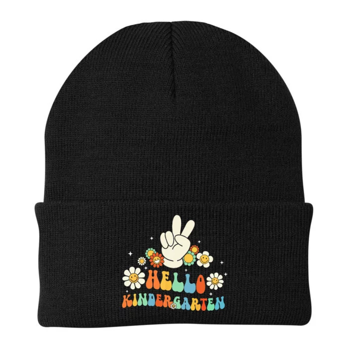 Hello Kindergarten Back to School Kindergarten Teacher Knit Cap Winter Beanie