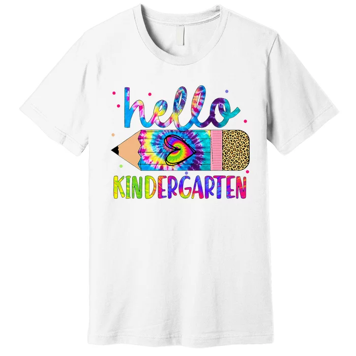 Hello Kindergarten Back To School Teachers Premium T-Shirt