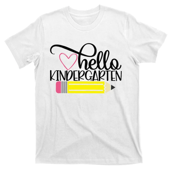 Hello Kindergarten Back to School Teacher Student Gift T-Shirt