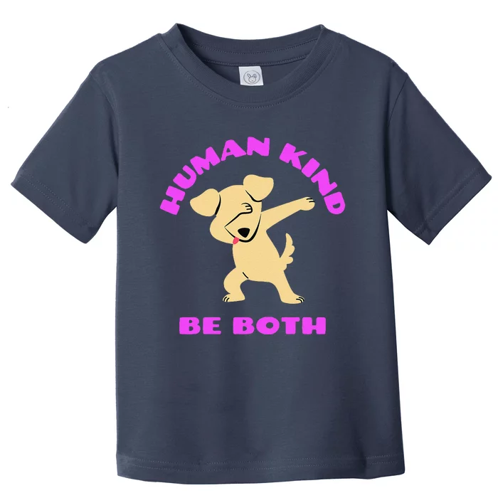 Human Kind Be Both Rainbow Flag Pride Lgbt Toddler T-Shirt