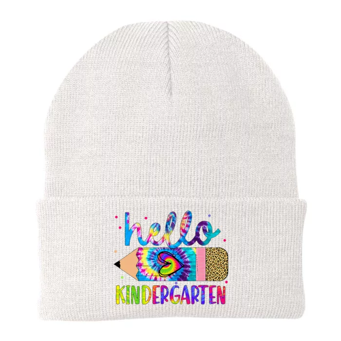 Hello Kindergarten Back To School Teachers Knit Cap Winter Beanie