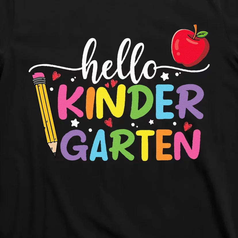 Hello Kindergarten Back to School Teacher T-Shirt