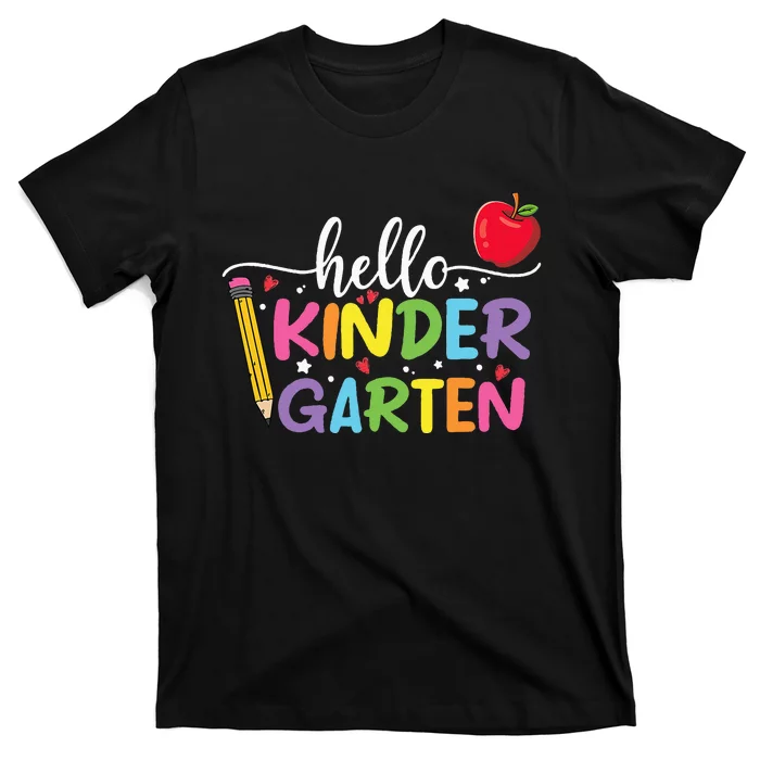 Hello Kindergarten Back to School Teacher T-Shirt