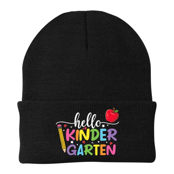 Hello Kindergarten Back to School Teacher Knit Cap Winter Beanie