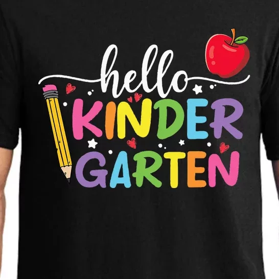 Hello Kindergarten Back to School Teacher Pajama Set