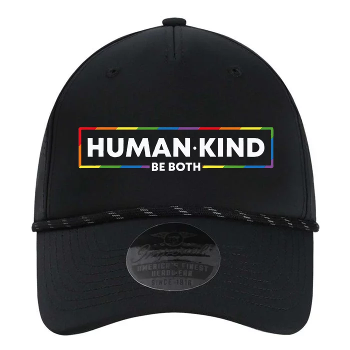 Human Kind Be Both Lgbtq Ally Pride Rainbow Positive Message Performance The Dyno Cap