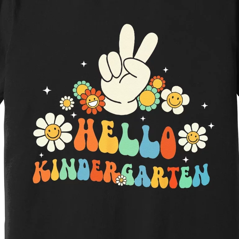 Hello Kindergarten Back to School Kindergarten Teacher Premium T-Shirt