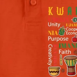 Happy Kwanzaa Drum Kinara Seven Candles Africa Celebration Dry Zone Grid Performance Polo