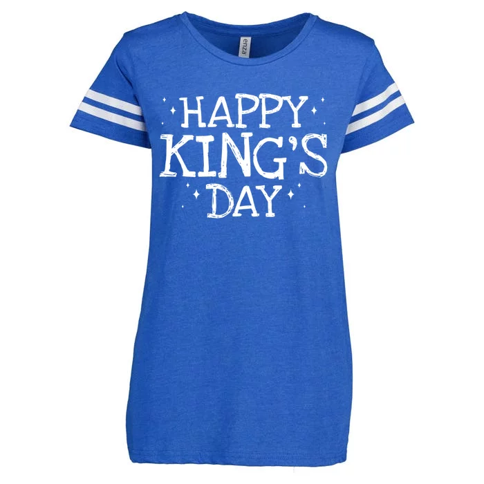 Happy King's Day Gift Funny Epiphany Cute Gift Cool Christian Tee Gift Enza Ladies Jersey Football T-Shirt