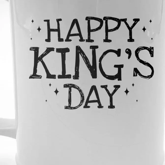 Happy King's Day Gift Funny Epiphany Cute Gift Cool Christian Tee Gift Front & Back Beer Stein