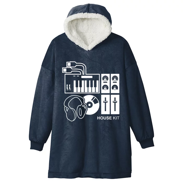 Housing Kit Electro Minimal Dj Vehicle Hooded Wearable Blanket