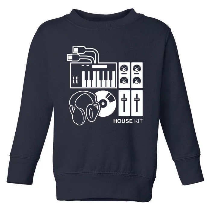 Housing Kit Electro Minimal Dj Vehicle Toddler Sweatshirt