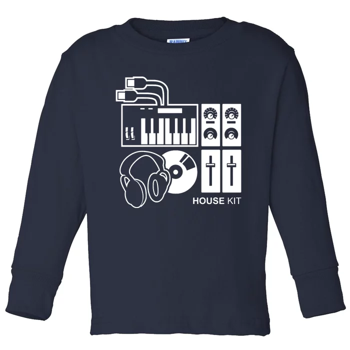 Housing Kit Electro Minimal Dj Vehicle Toddler Long Sleeve Shirt