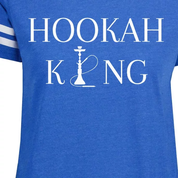 Hookah King Funny Shisha Lover Enza Ladies Jersey Football T-Shirt