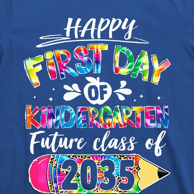 Hello Kindergarten First Day Of Kindergarten Class Of 2035 T-Shirt