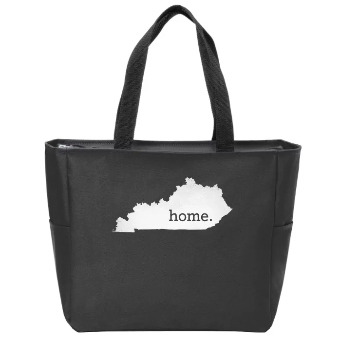 Home Kentucky Zip Tote Bag