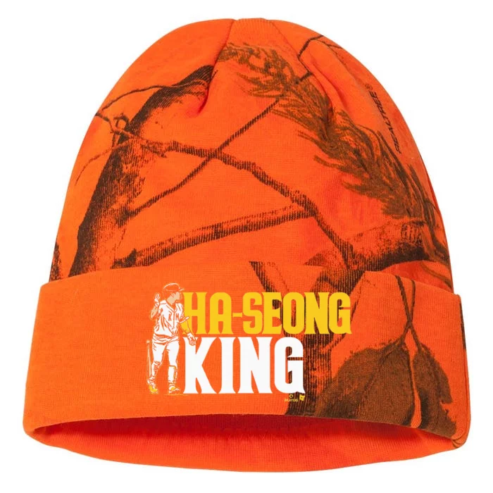 Haseong Kim Haseong King San Diego Baseball Kati - 12in Camo Beanie