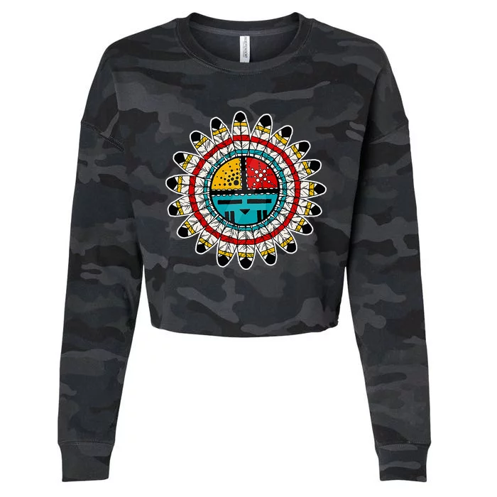 Hopi Kachina Cropped Pullover Crew