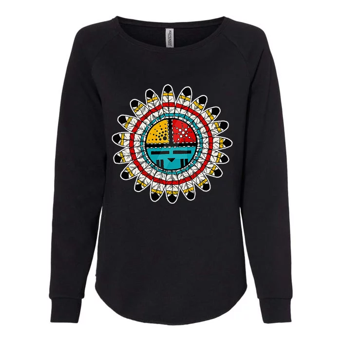 Hopi Kachina Womens California Wash Sweatshirt