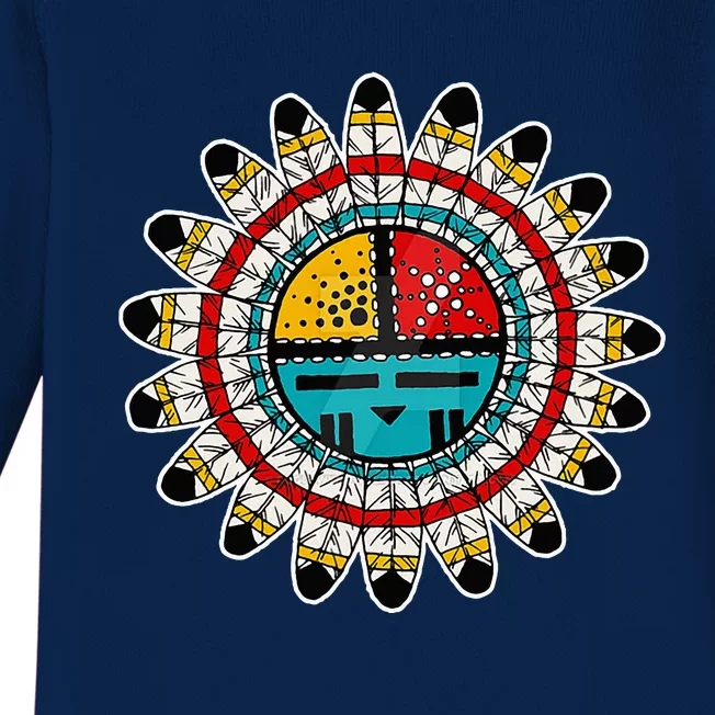 Hopi Kachina Baby Long Sleeve Bodysuit