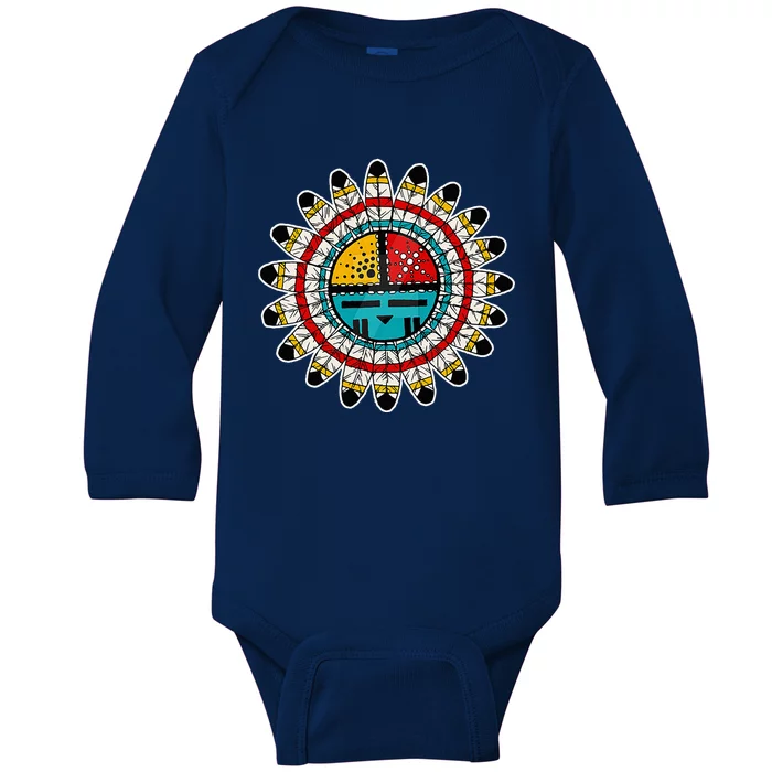 Hopi Kachina Baby Long Sleeve Bodysuit