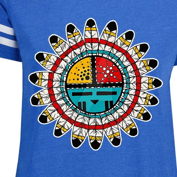 Hopi Kachina Enza Ladies Jersey Football T-Shirt