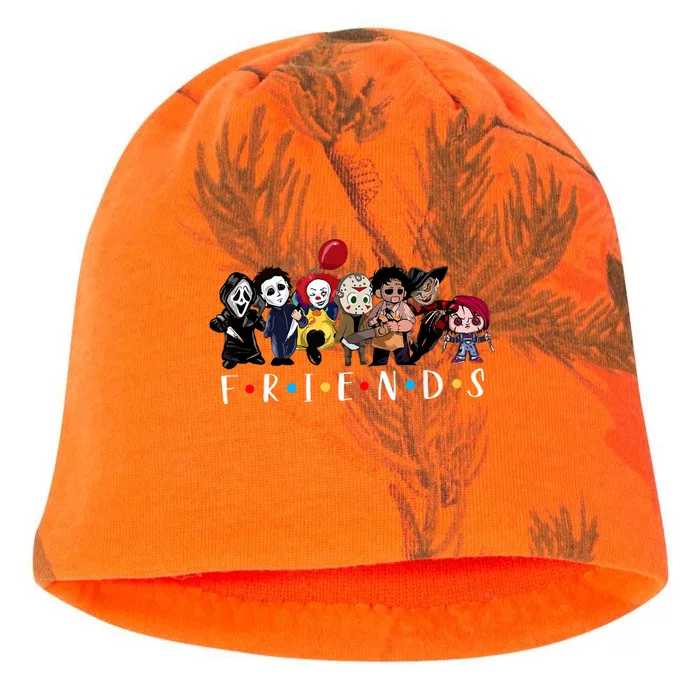 Halloween Killers Horror Movie Horror Characters Friends Kati - Camo Knit Beanie