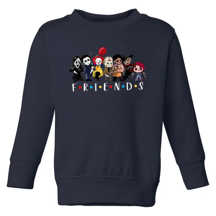 Halloween Killers Horror Movie Horror Characters Friends Toddler Sweatshirt