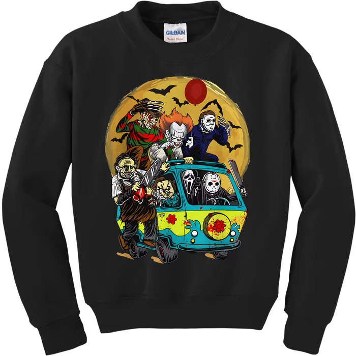 Halloween Killers Horror Movie Horror Characters Halloween Kids Sweatshirt