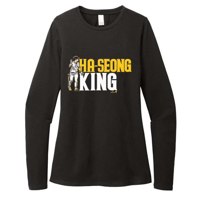 Haseong Kim Haseong King San Diego Basebal Womens CVC Long Sleeve Shirt