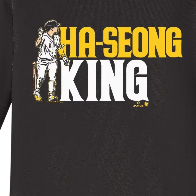 Haseong Kim Haseong King San Diego Basebal Baby Long Sleeve Bodysuit