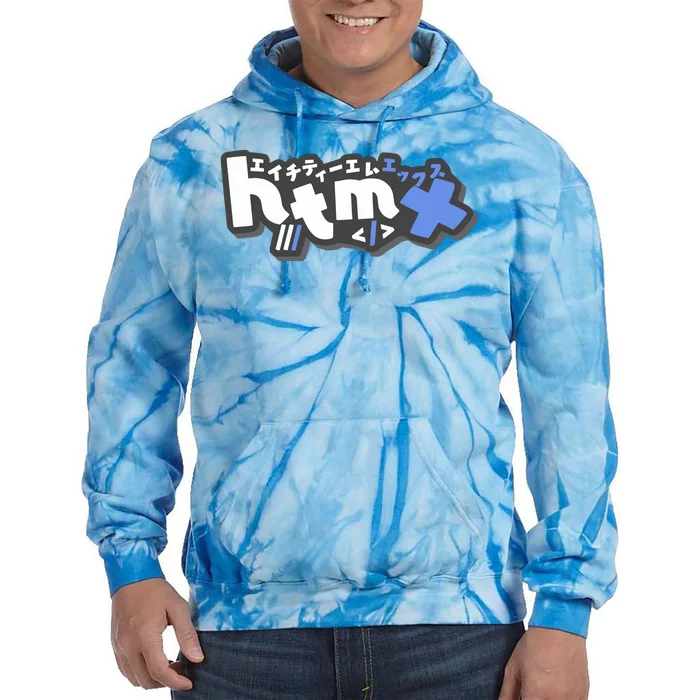 Htmx Katakana Tie Dye Hoodie