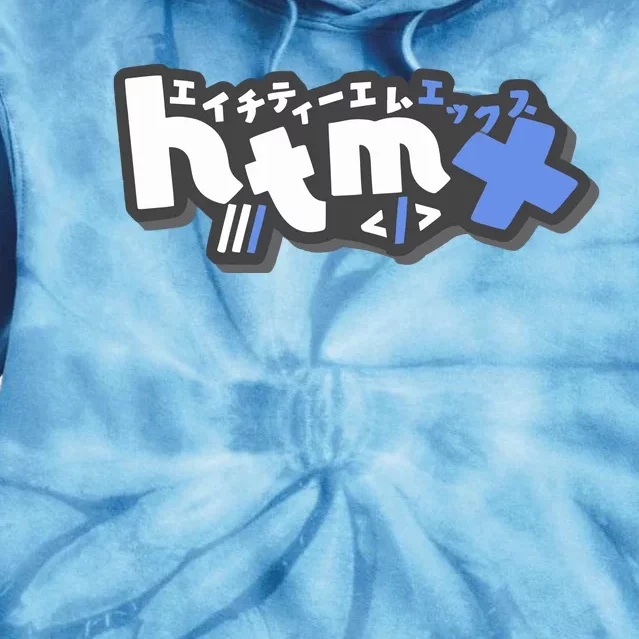 Htmx Katakana Tie Dye Hoodie