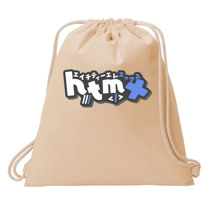 Htmx Katakana Drawstring Bag