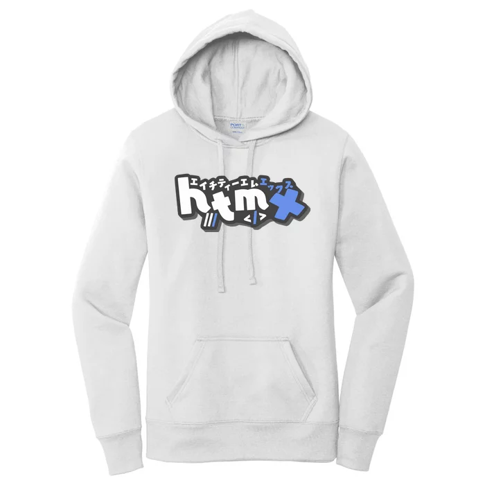 Htmx Katakana Women's Pullover Hoodie