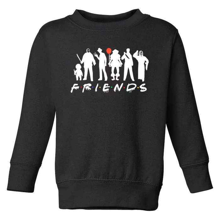 Halloween Killers Horror Movie Horror Characters Friends Toddler Sweatshirt