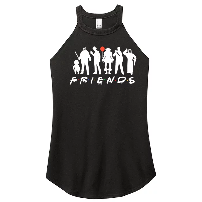 Halloween Killers Horror Movie Horror Characters Friends Women’s Perfect Tri Rocker Tank