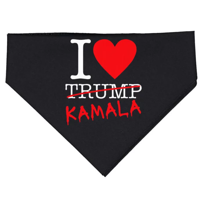 Halloween Kamala Harris November 5 2024 USA-Made Doggie Bandana