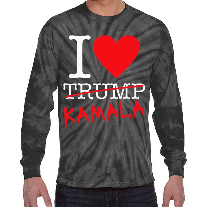 Halloween Kamala Harris November 5 2024 Tie-Dye Long Sleeve Shirt