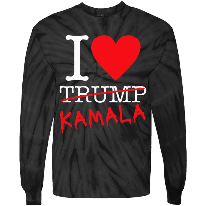 Halloween Kamala Harris November 5 2024 Tie-Dye Long Sleeve Shirt