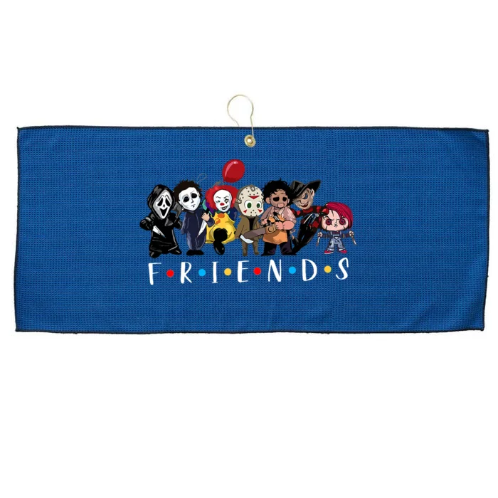 Halloween Killers Horror Movie Horror Characters Friends Large Microfiber Waffle Golf Towel