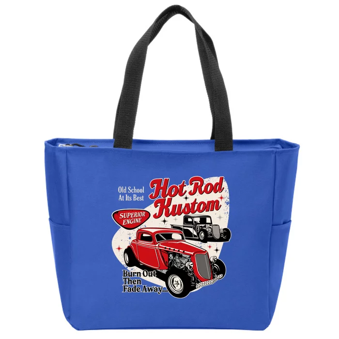 Hotrod Kustom Zip Tote Bag