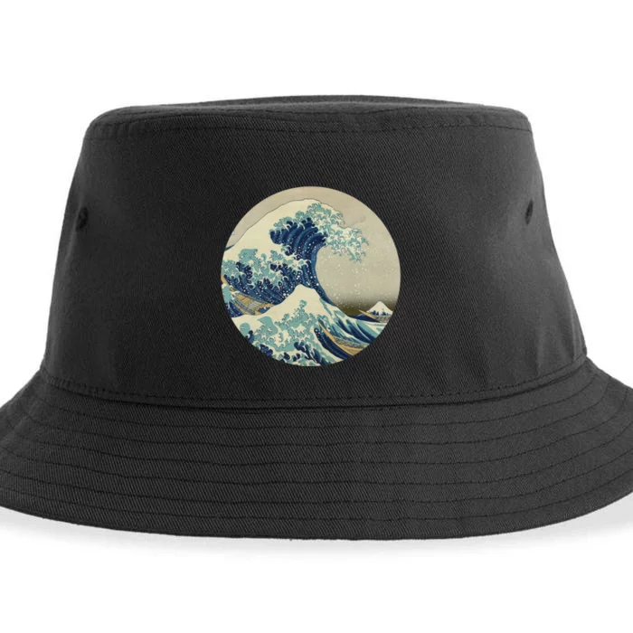 Hokusai Kaiju Sustainable Bucket Hat