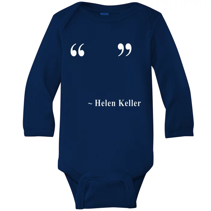 Helen Keller Baby Long Sleeve Bodysuit